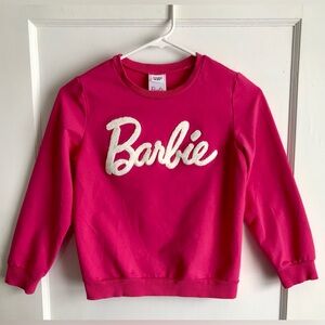 Barbie Pink Pullover Sweatshirt NWOT Youth Size 8-9 Y